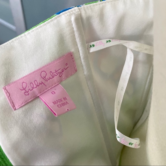 Lilly Pulitzer Langley Green Beaded Waist Dress - Picture 5 of 7